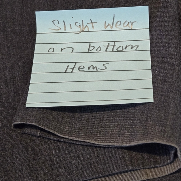 Daisy Fuentes Gray Flared Pants 4 Pockets Zip Button Closure Women size 2 (XS) - Picture 14 of 16